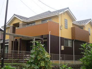 豊田市S様 外壁塗り替え工事 施工後 全景写真