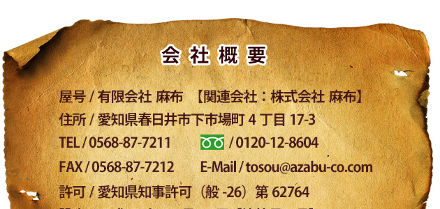 麻布の由来