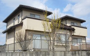 春日井市Ｙ様邸、外壁塗装工事、施工後外観写真