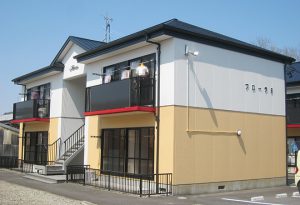 土岐市Ｆ様邸、外壁屋根塗装工事、施工後外観全景写真