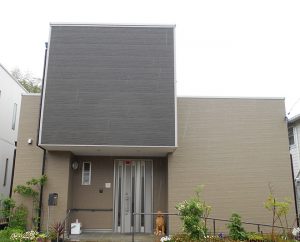 小牧市I様邸、外壁塗装工事、施工後、全景写真