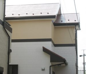 春日井市Ｔ様邸、外壁屋根塗装工事、施工後、全景写真