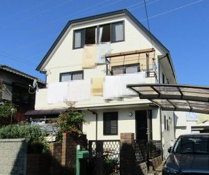 春日井市Ｏ様邸、外壁屋根塗装工事、施工後、外観写真