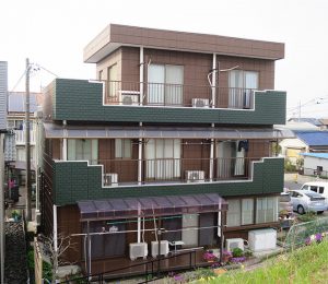 春日井市Ｈ様邸、外壁屋根塗替え工事、施工後、全景画像