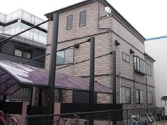 名古屋市Ｕ様邸、外壁塗装工事、施工前、外観写真