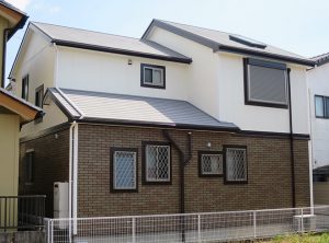 春日井市Ｋ様邸 外壁屋根塗り替え工事 施工後 外観画像