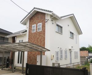 瀬戸市Ｋ様邸 外壁塗り替え工事 施工後 外観画像