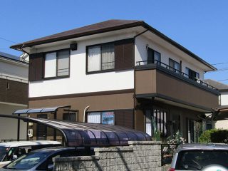 春日井市Ｗ様邸 外壁屋根塗り替え工事 施工後 外観画像