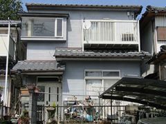 岐阜県可児市Ｋ様邸 外壁塗装工事 施工前 全景写真