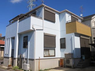 春日井市Ｋ様邸 外壁屋根塗装工事 施工後 外観画像