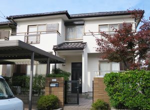 春日井市Ｍ様邸 外壁塗装工事 施工後 外観画像