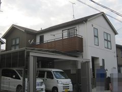 春日井市Ｏ様邸 外壁塗り替え工事 施工前 全景写真