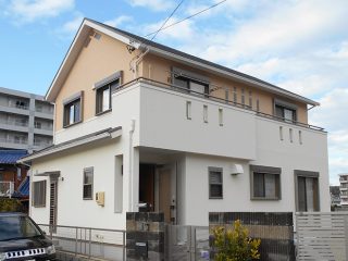 日進市Ｍ様邸 外壁屋根塗装工事 施工後 外観画像