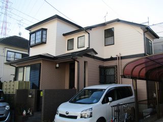 春日井市Ｗ様邸 外壁屋根塗装工事 施工後 外観画像