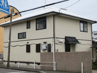 一宮市Ｋ様邸 外壁屋根塗装工事 施工後 外観画像