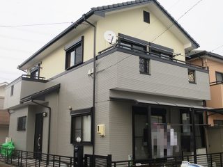 春日井市Ｉ様 外壁塗装工事 施工後 外観画像