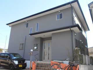 名古屋市Ｏ様 外壁屋根塗装工事 施工後 外観画像