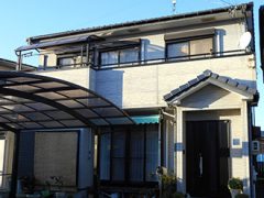 稲沢市Ｏ様 外壁塗装工事 施工前 外観画像
