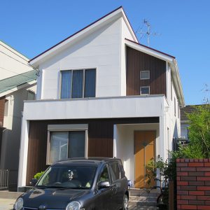 春日井市Ｓ様 外壁屋根塗り替え工事 施工後 全景写真