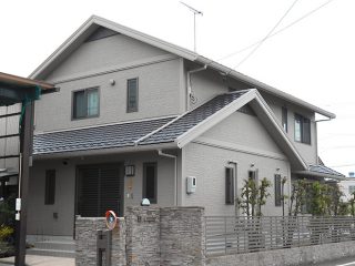 春日井市Ｕ様 外壁塗り替え工事 施工後 全景写真