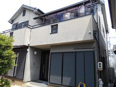 春日井市Ｎ様 外壁屋根塗装工事 施工前 外観画像