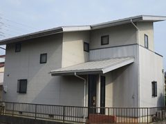 春日井市Ｔ様　外壁屋根塗り替え工事 施工前 全景画像