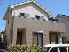 名古屋市Ｉ様　外壁屋根塗り替え工事 施工前 全景画像