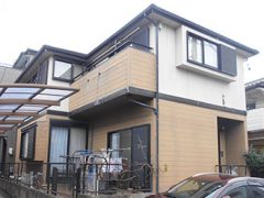 春日井市Ｍ様 外壁屋根塗装工事 施工前 外観画像