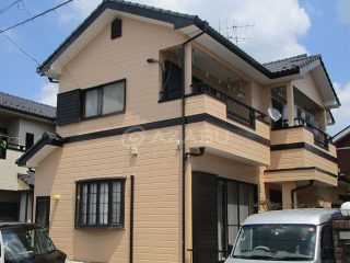 春日井市Ｋ様 外壁屋根塗り替え工事 施工後 全景画像