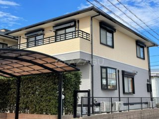春日井市Y様 外壁塗り替え工事 施工後 全景画像