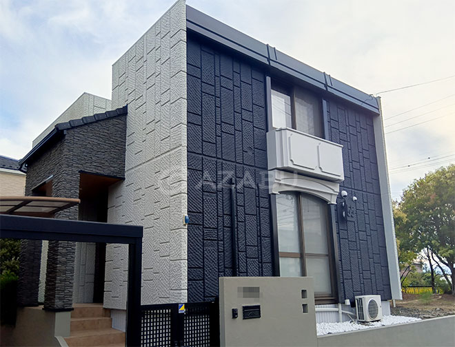 あま市Ｗ様 外壁屋根塗装工事 施工後 外観画像